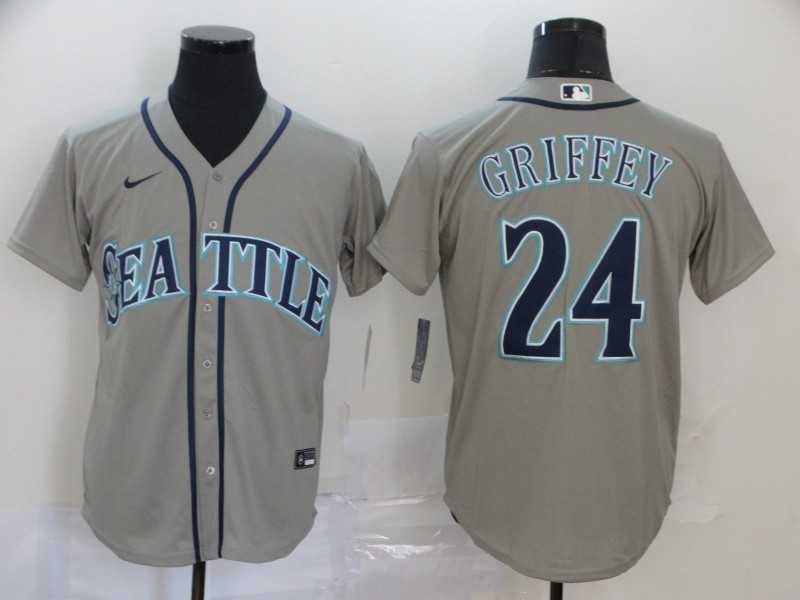 Mariners 24 Ken Griffey Jr. Gray 2020 Nike Cool Base Jersey,We sell and wholesale Mariners 24 Ken Griffey Jr. Gray 2020 Nike Cool Base Jersey on line form chian!